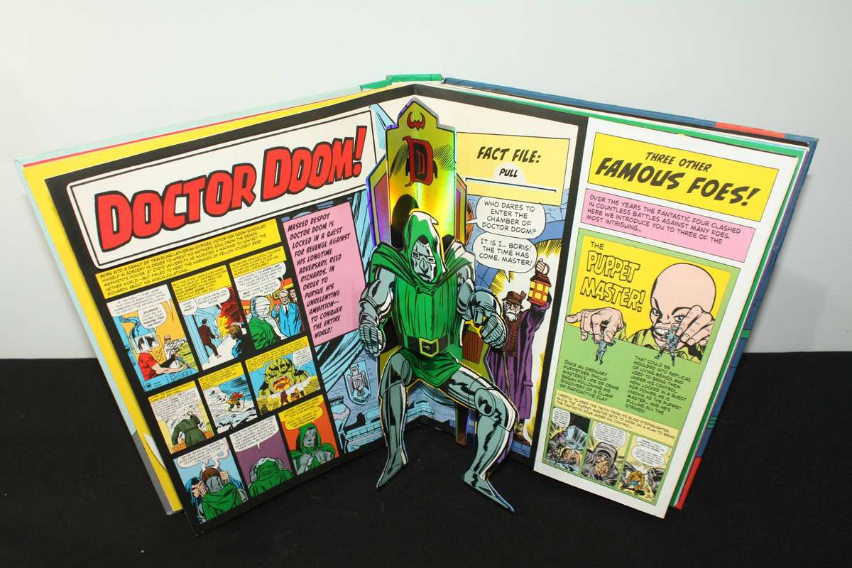 The Fantastic Four pop-up comic book