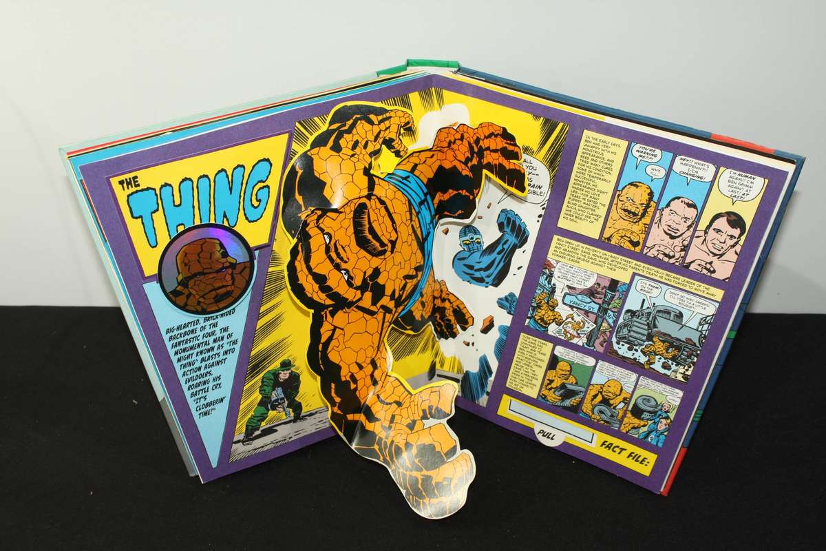 The Fantastic Four pop-up comic book