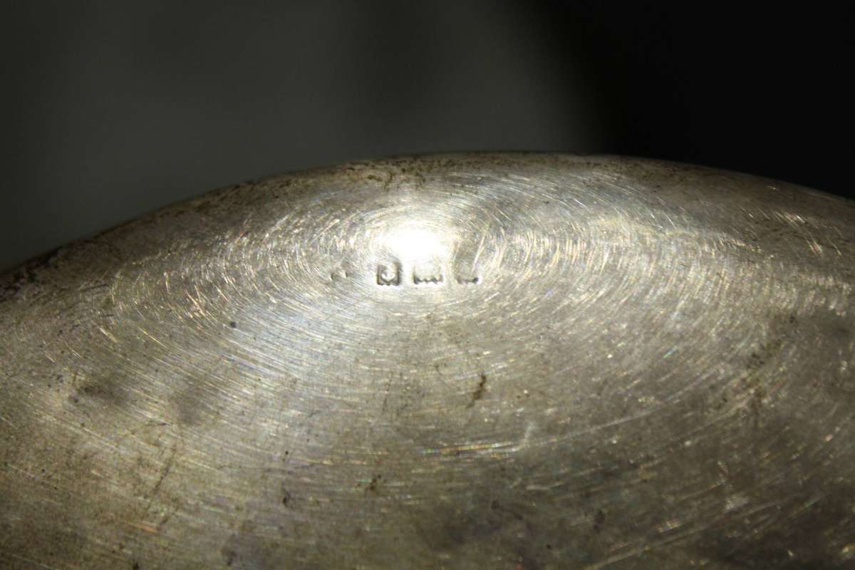 Vintage .925 sterling silver handheld mirror 235g