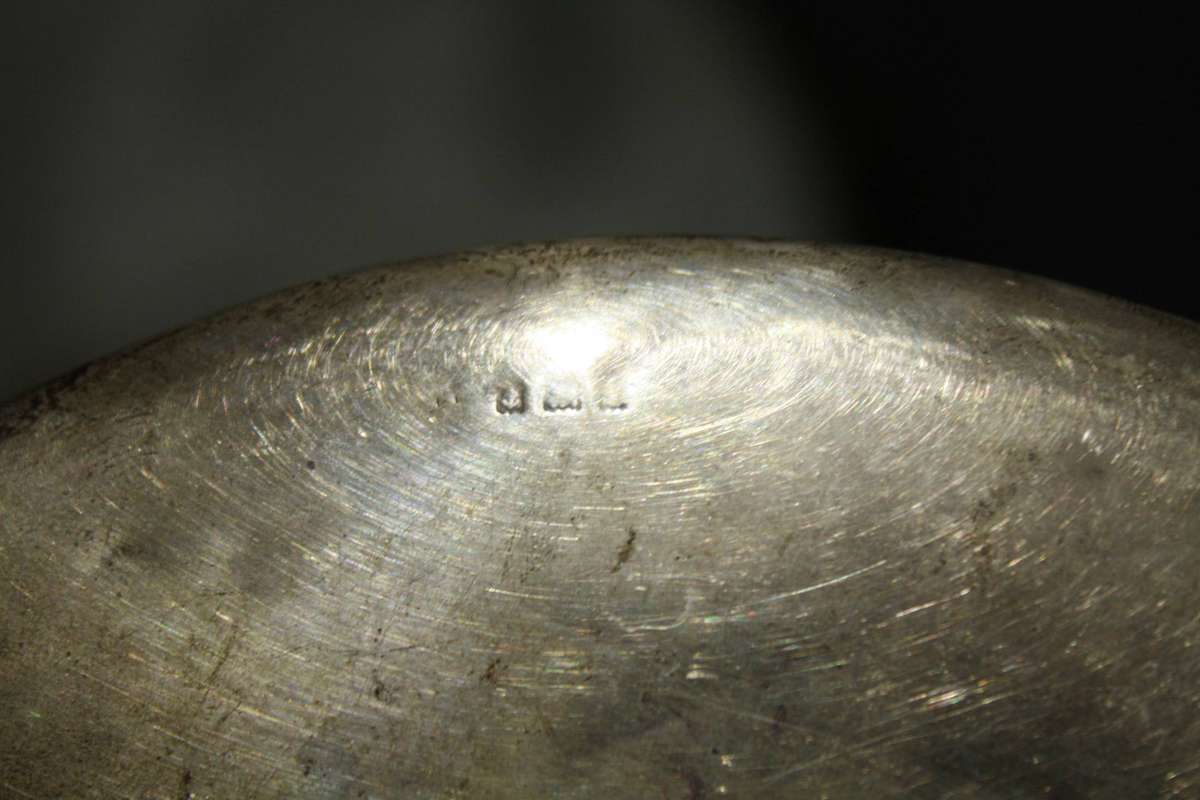 Vintage .925 sterling silver handheld mirror 235g