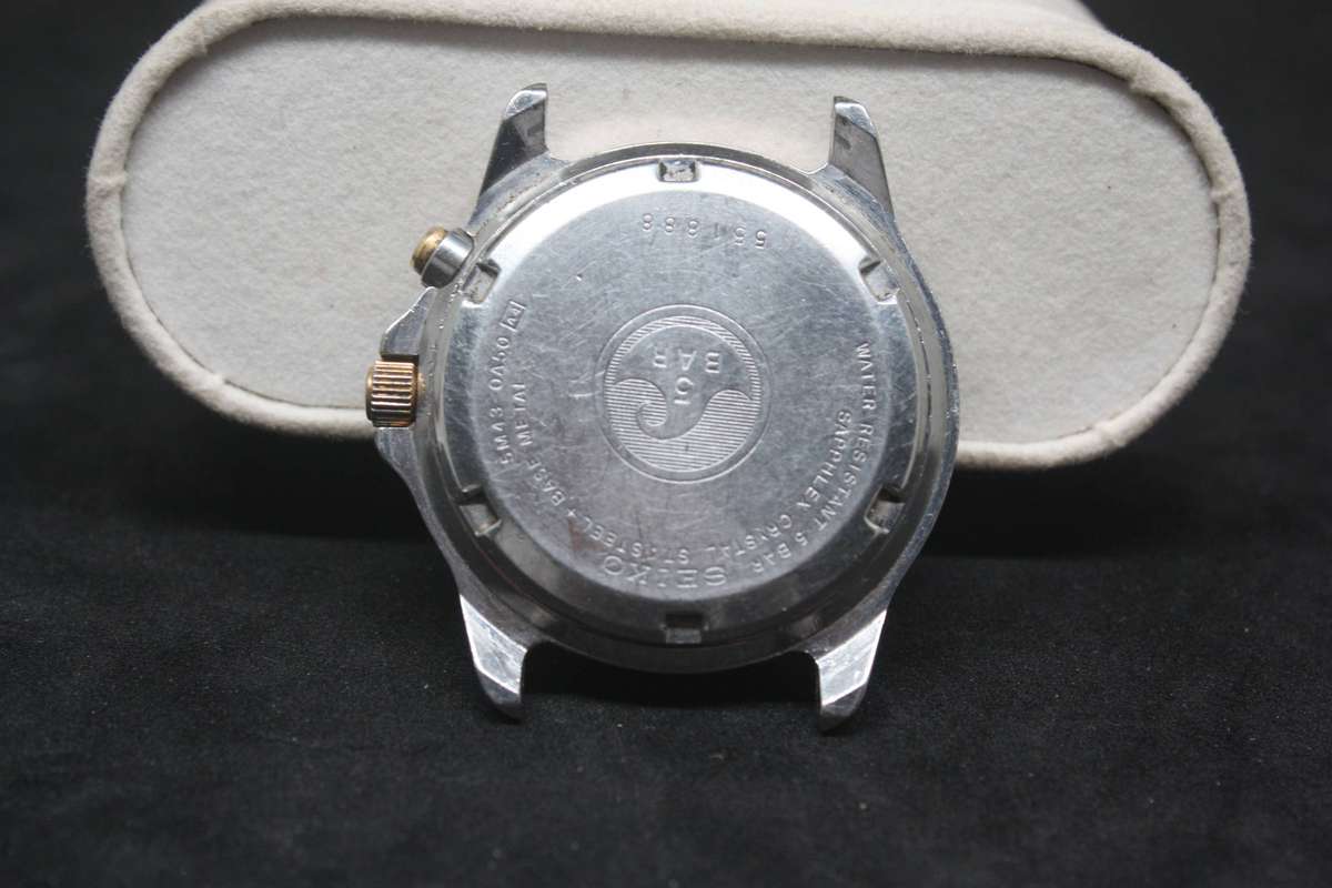 Seiko Kinetic SQ 50 5M43-0A70 Indicator Automatic Wrist watch