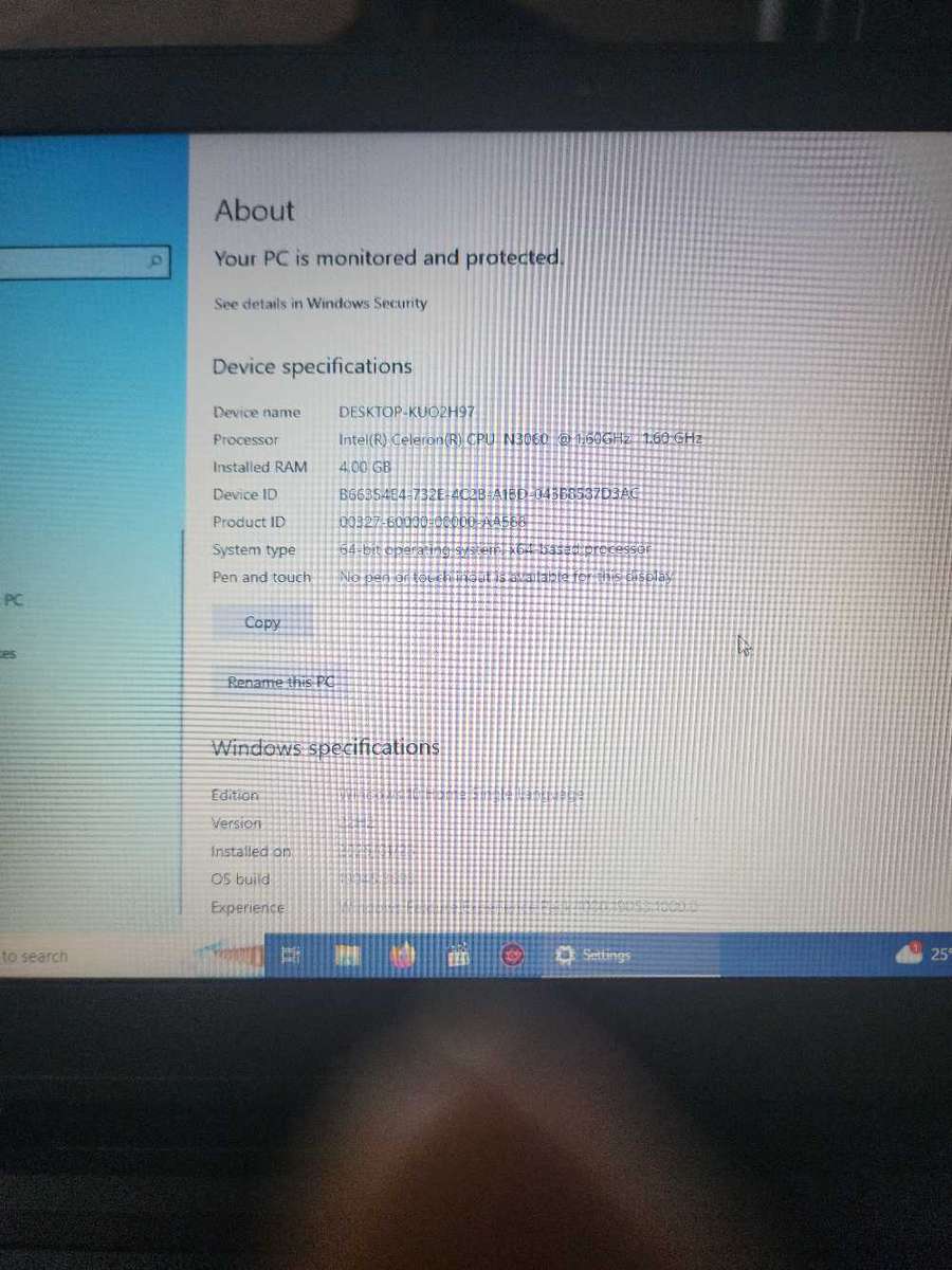 LENOVO IDEAPAD 110 15IBR LAPTOP FOR SALE !!!!