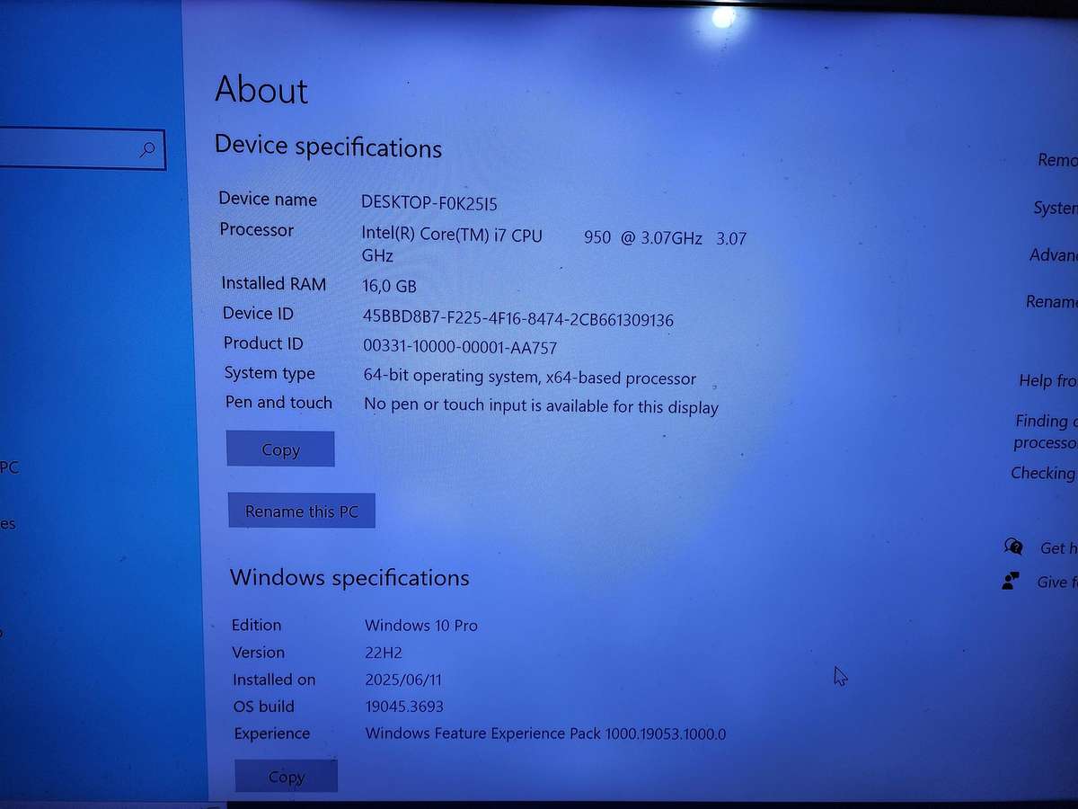 MSI Basic Gaming Tower PC i7 1st Gen with Graphic Card