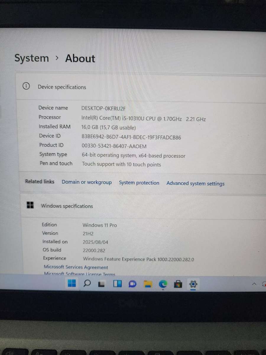 DELL LATITUDE 5310 I5 10TH GEN FULL TOUCH SCREEN BUSINESS ULTRABOOK LAPTOP FOR SALE !!!!