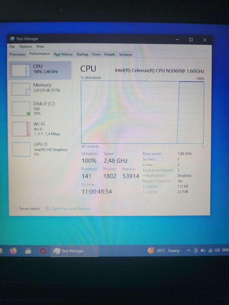 LENOVO IDEAPAD 110 15IBR LAPTOP FOR SALE !!!!