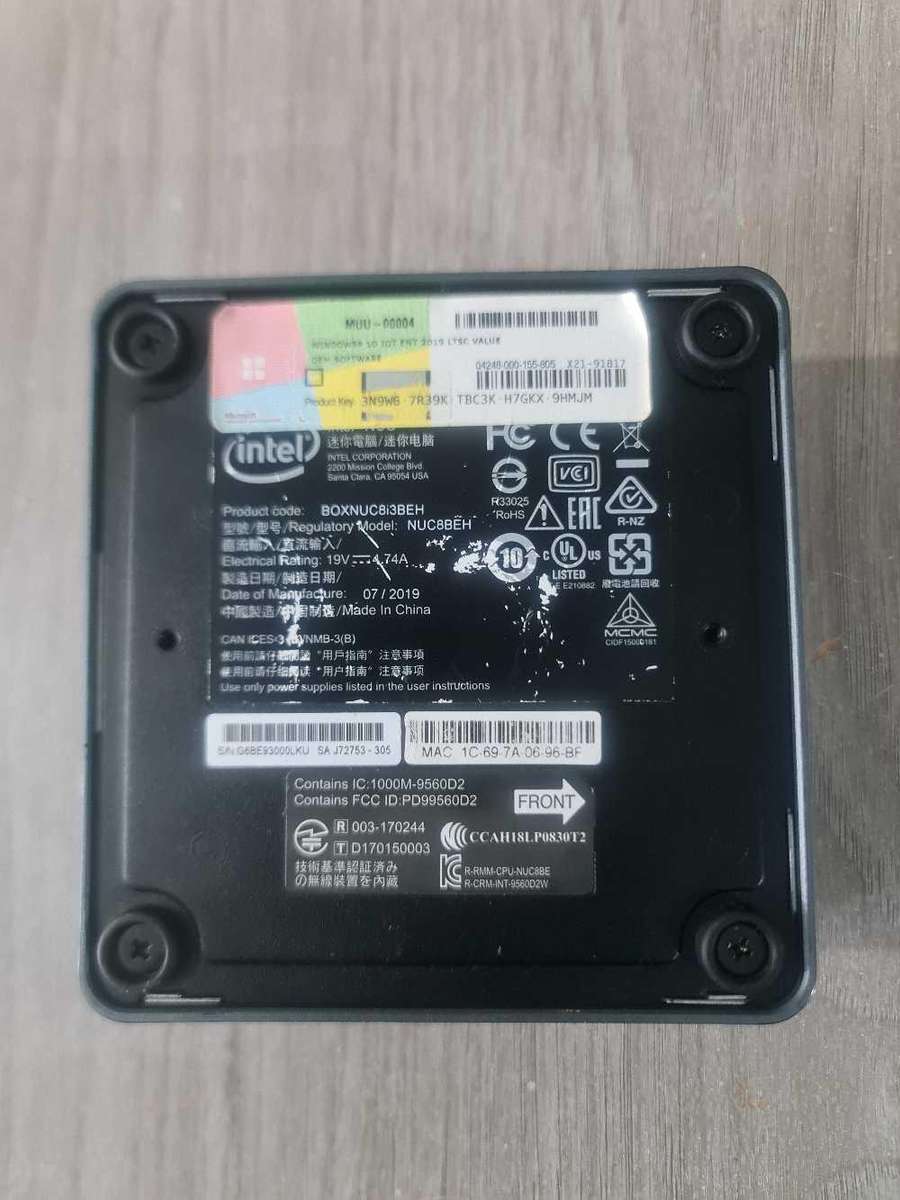 INTEL NUC i3 8TH GEN MINI PC FOR SALE !!!!