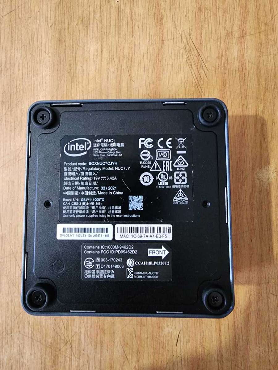 INTEL NUC 7 CJYH MINI PC FOR SALE