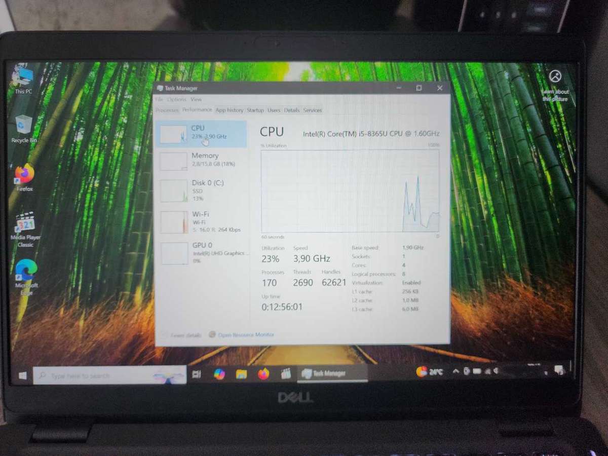 DELL LATITUDE 5300 I5 8TH GEN ULTRABOOK LAPTOP PLEASE READ AD !!!!