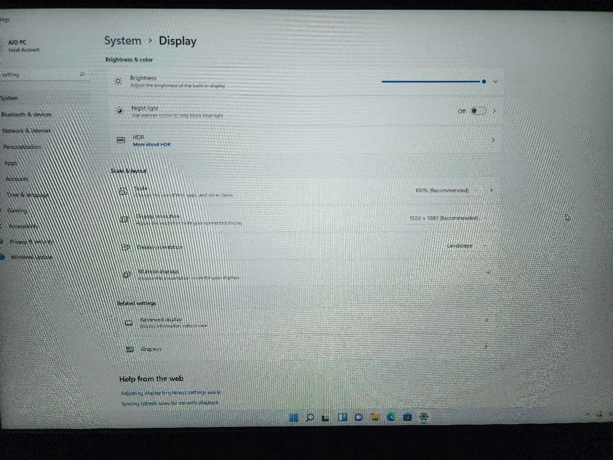 AIO 21.5 INCH GENERAL TOUCH  PC FOR SALE !!!!