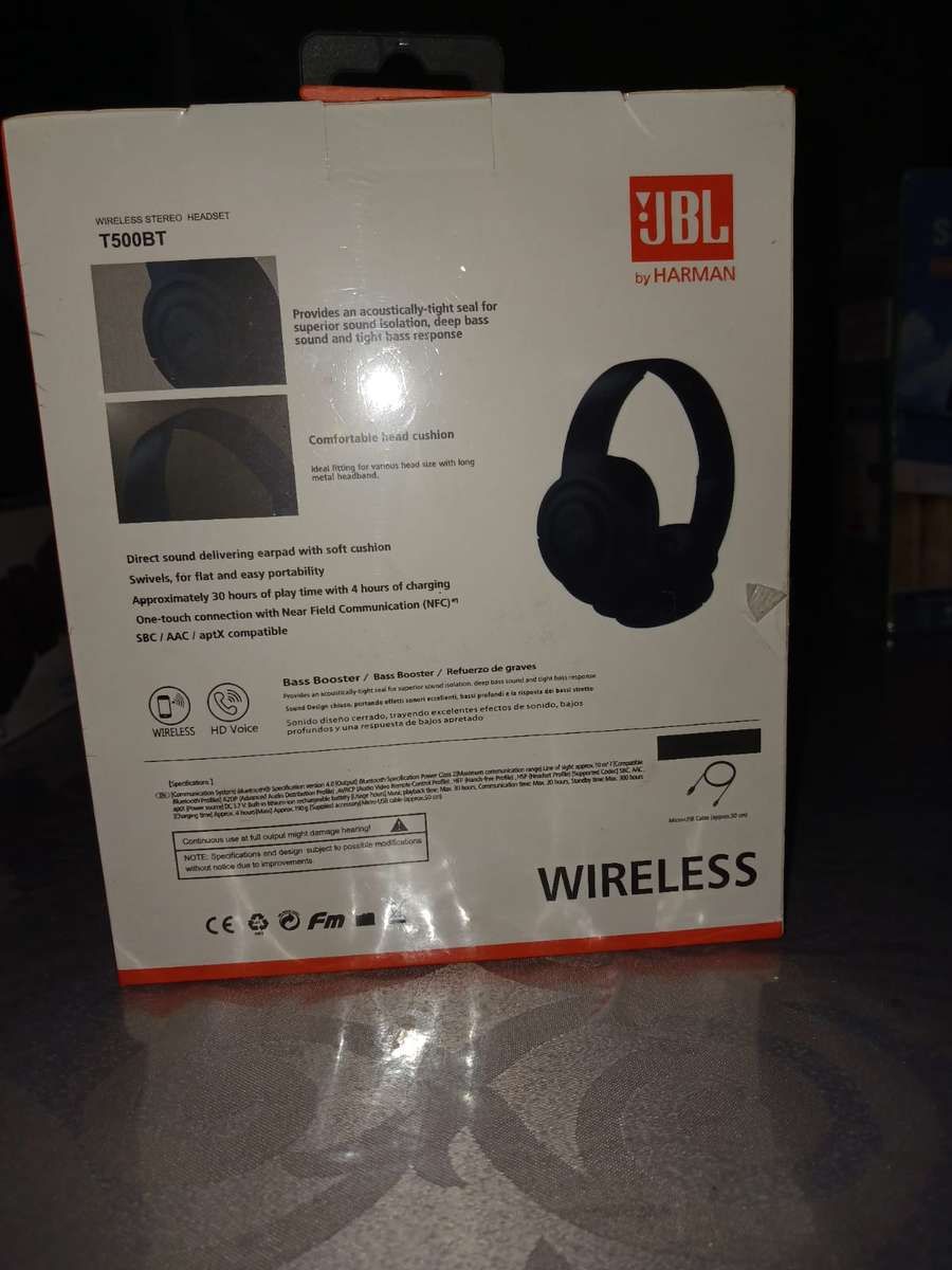 JBL T500 wireless bluetooth headphone