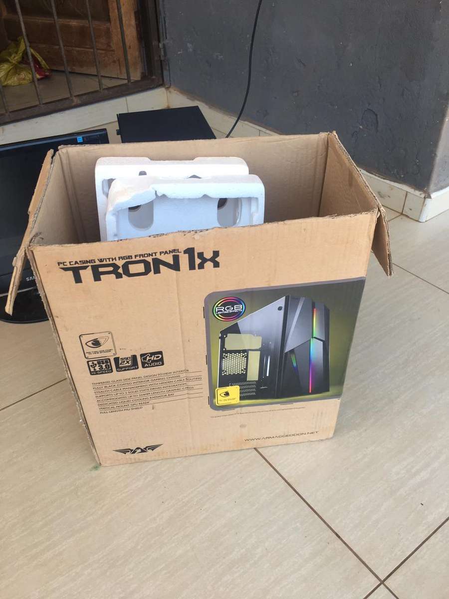 ARMAGGEDDON TRON MICROATX AMD CASE - BLACK