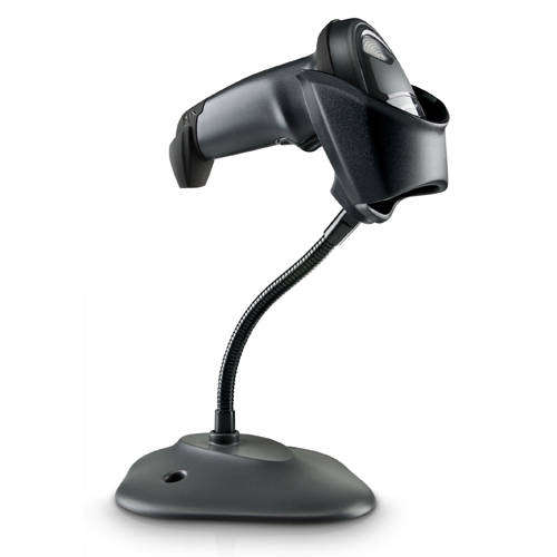 Zebra LI2208 Corded Handheld Barcode Scanner With Stand