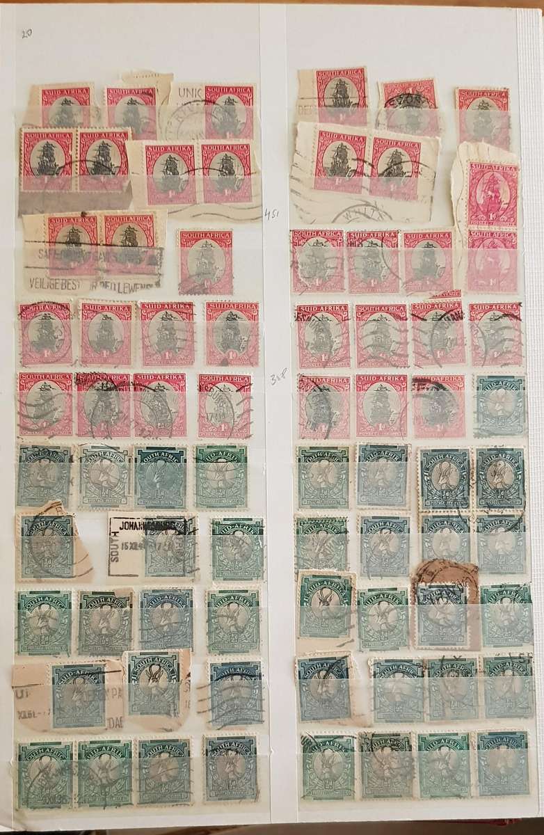 UNIONS AND RSA STAMPS SOME REALLY GOOD POSTMARKS