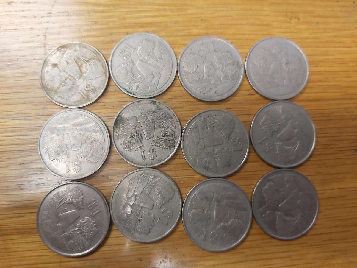 ZIMBABWE $1 COINS
