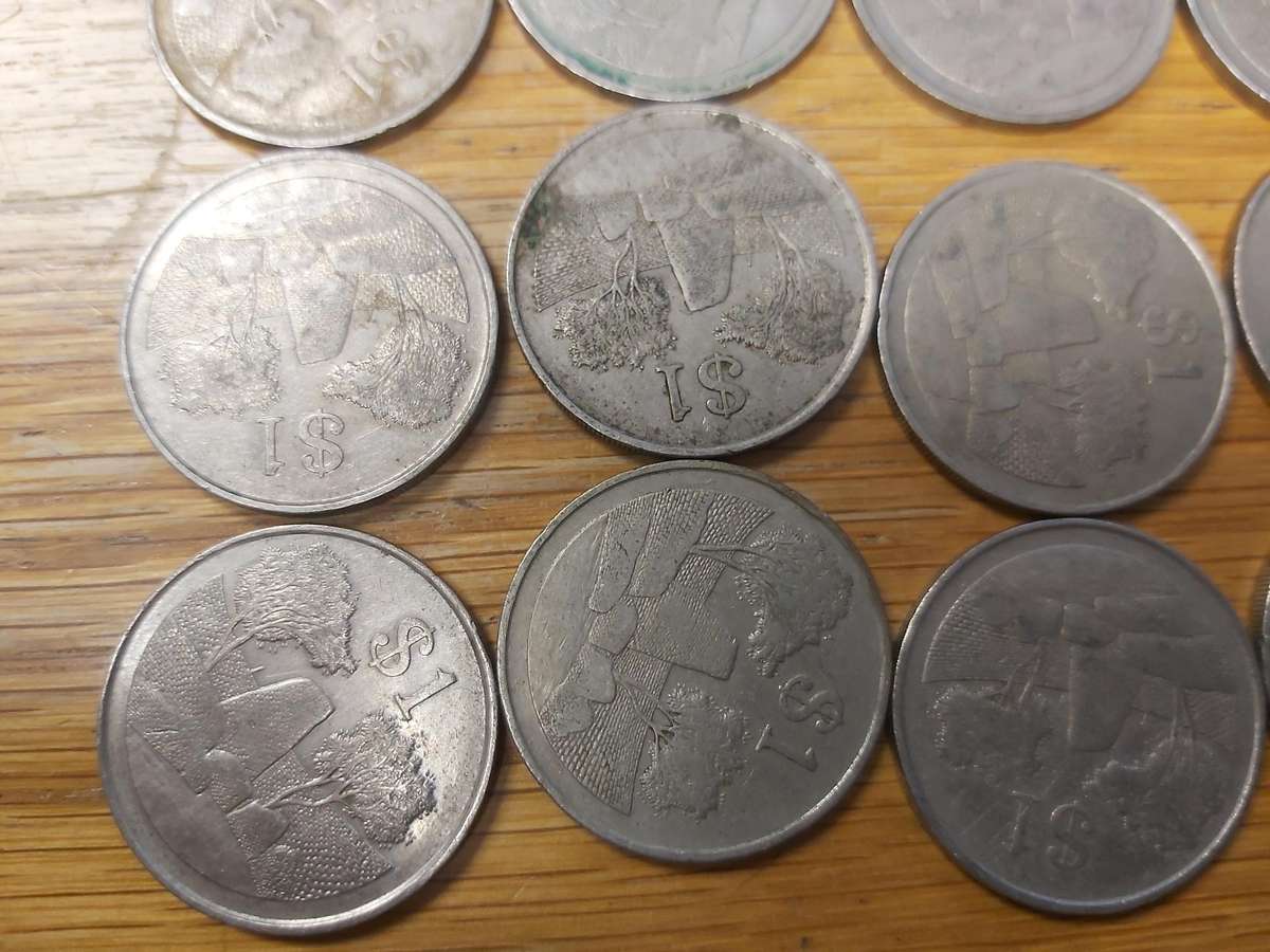 ZIMBABWE $1 COINS