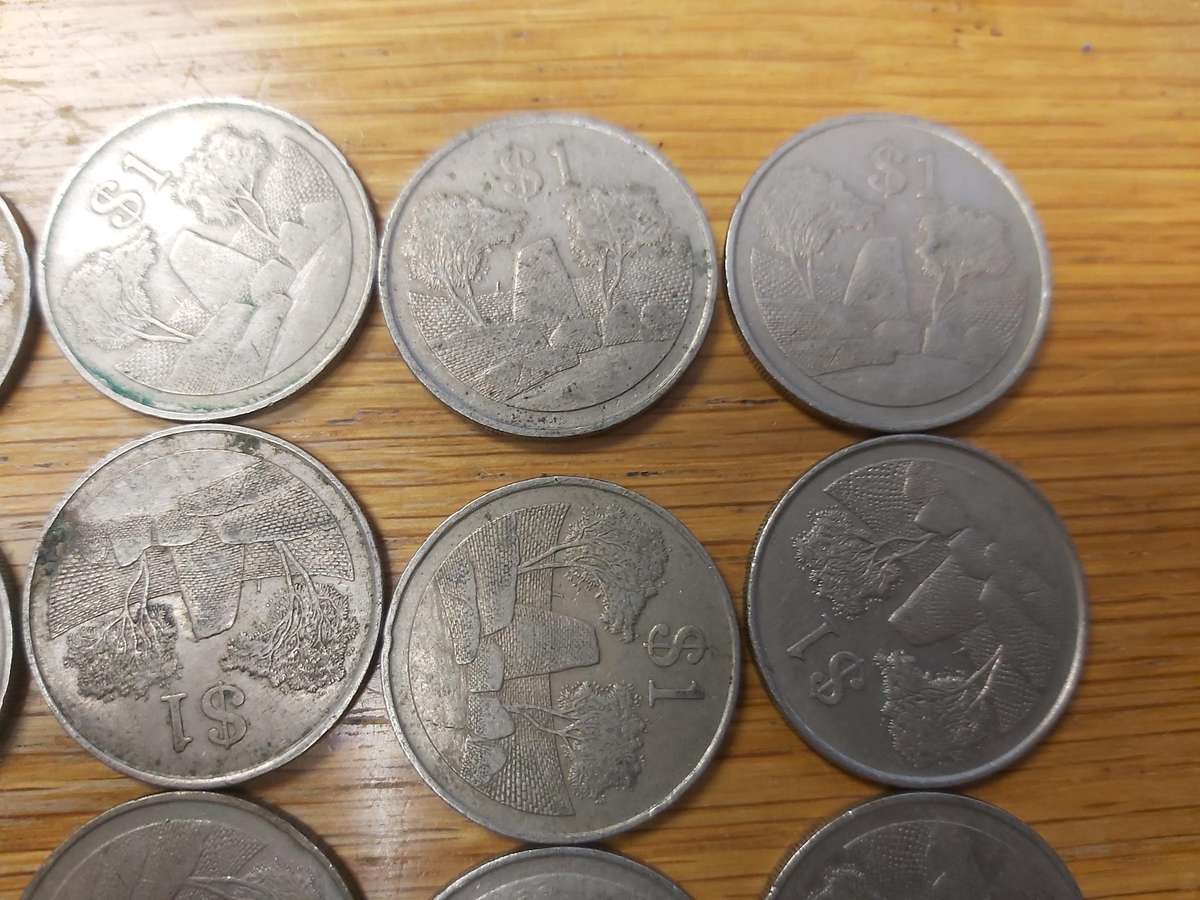ZIMBABWE $1 COINS
