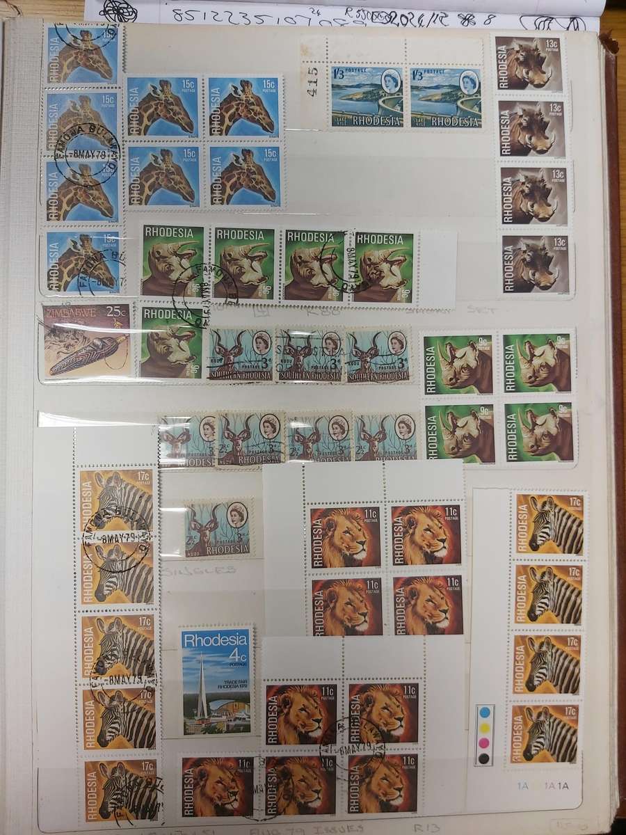 RHODESIA STAMPS BOTH MINT AND USED