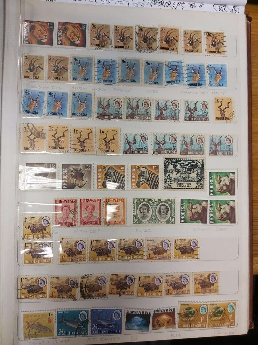 RHODESIA STAMPS BOTH MINT AND USED