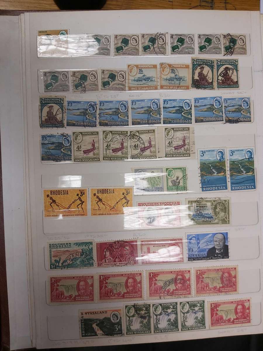 RHODESIA STAMPS BOTH MINT AND USED