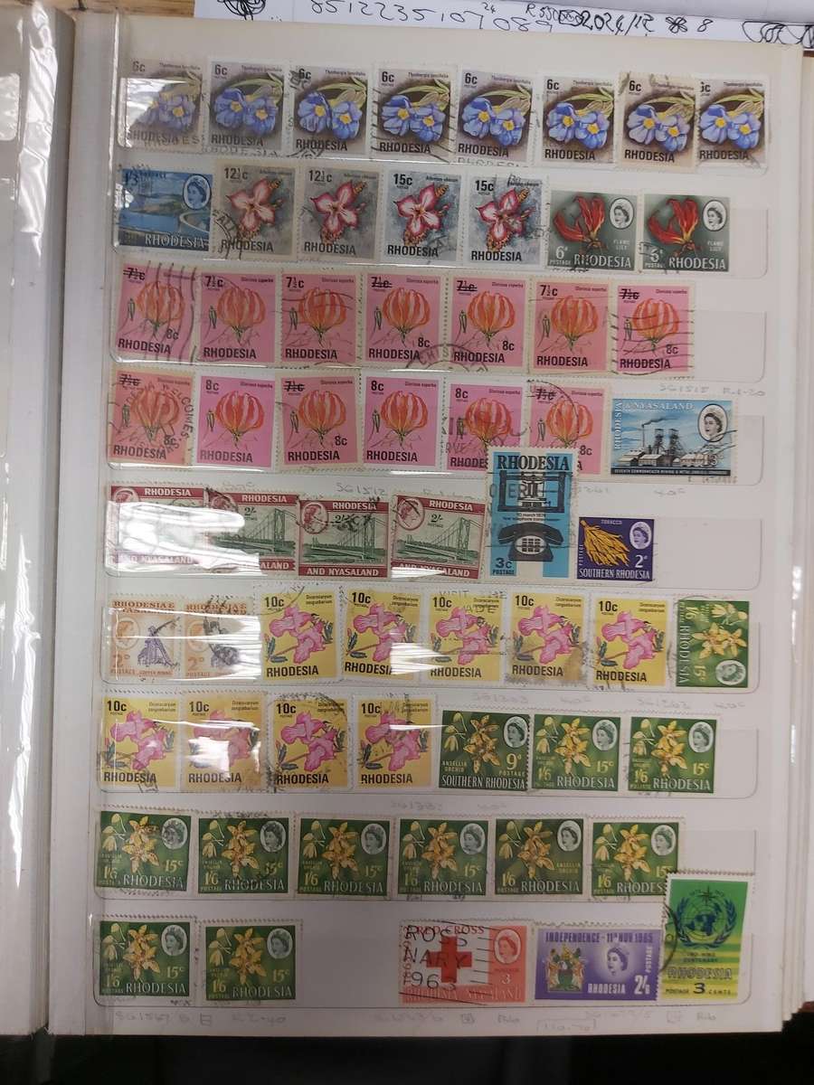 RHODESIA STAMPS BOTH MINT AND USED