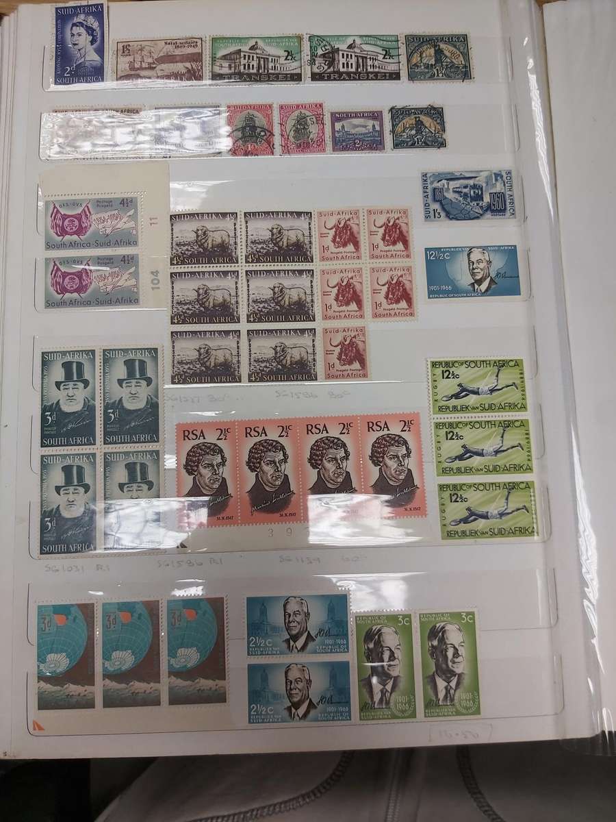 UNION PIARS AND STAMPS BOTH MINT AND USED