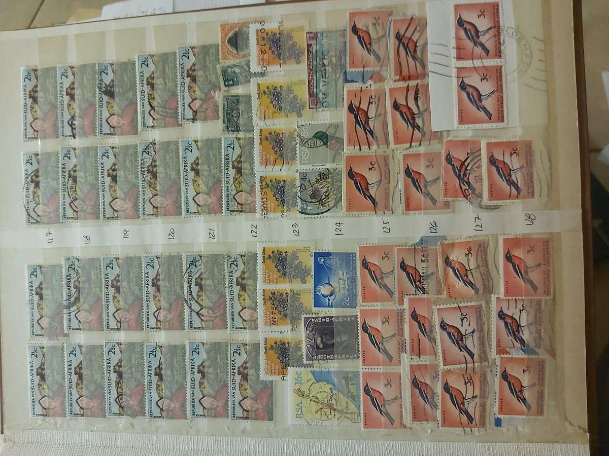 RSA STAMPS WITH SOME VERY GOOD POSTMARKS