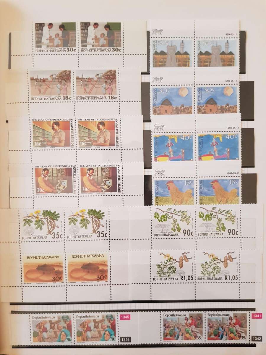 HOMELANDS STAMPS
