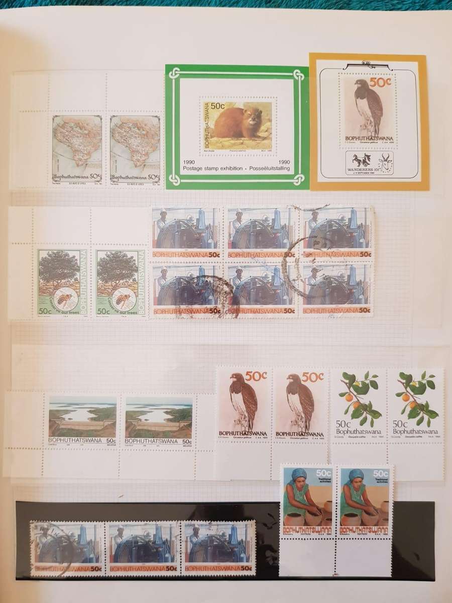 HOMELANDS STAMPS