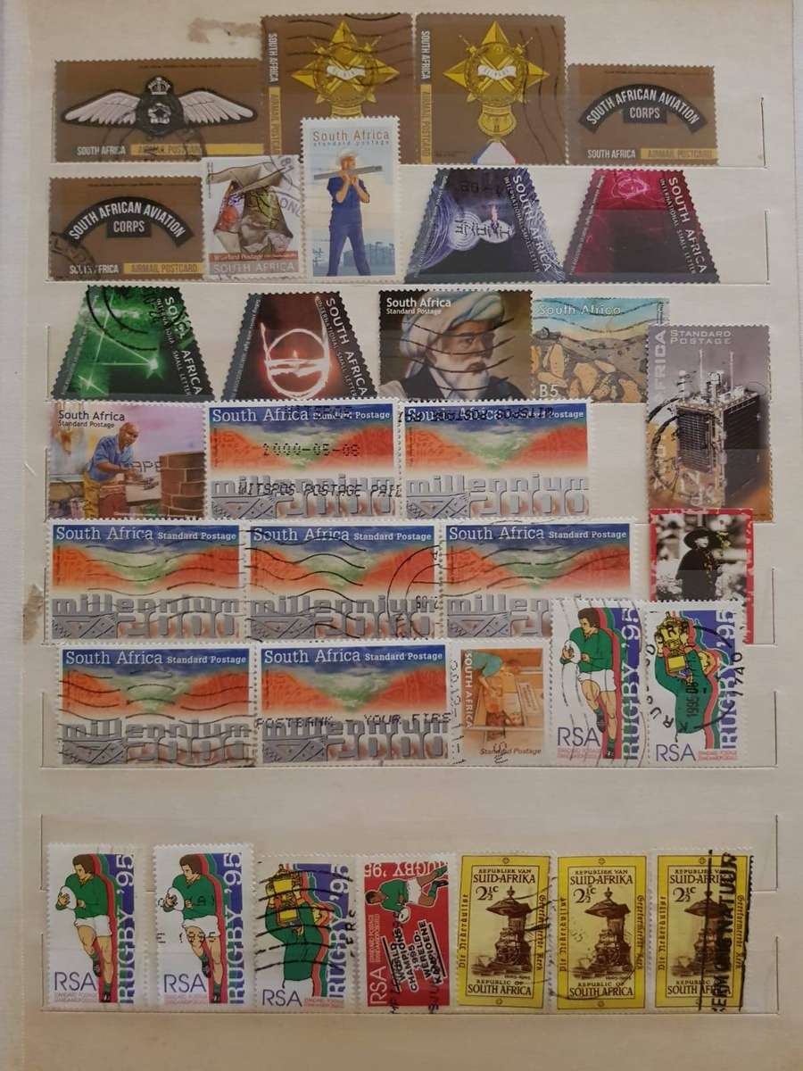 RSA STAMPS WITH SOME VERY GOOD POSTMARKS