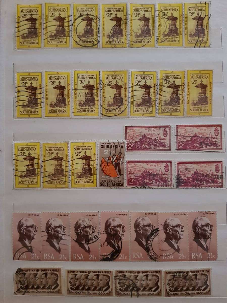RSA STAMPS WITH SOME VERY GOOD POSTMARKS