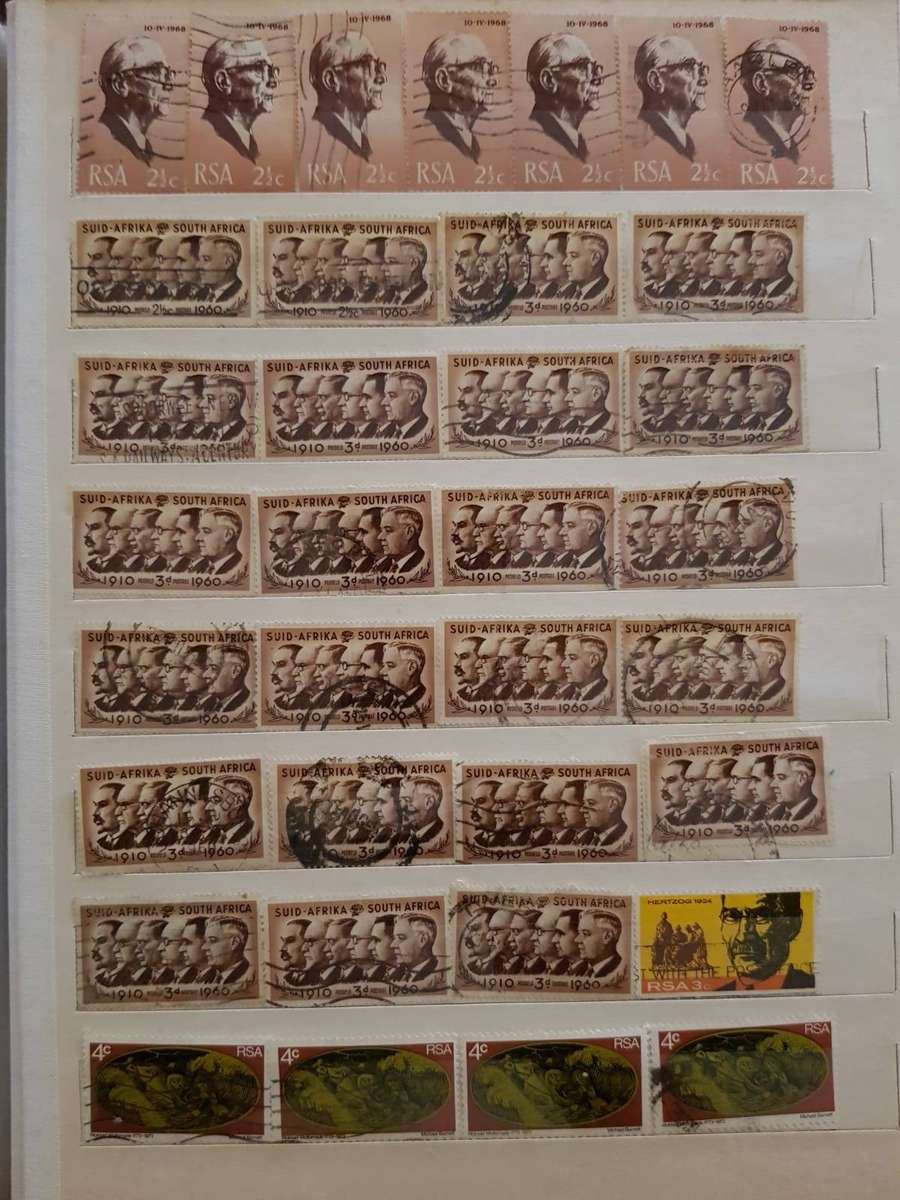 RSA STAMPS WITH SOME VERY GOOD POSTMARKS