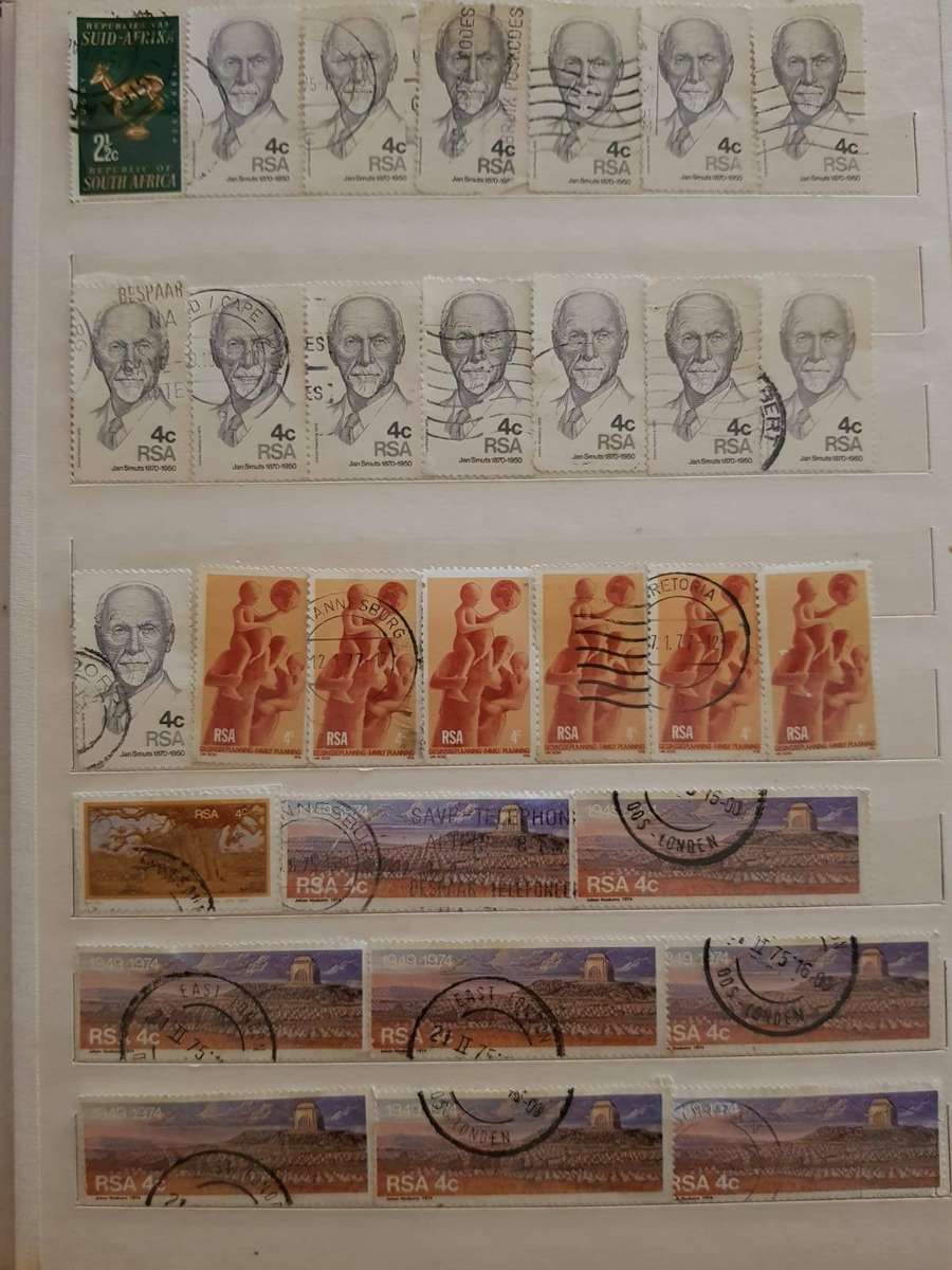 RSA STAMPS WITH SOME VERY GOOD POSTMARKS
