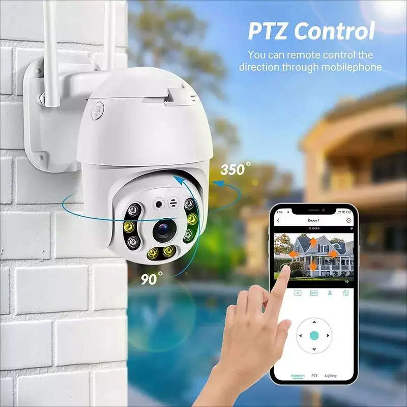 Outdoor Wi-Fi IP Camera 4K 8MP with Auto-Tracking