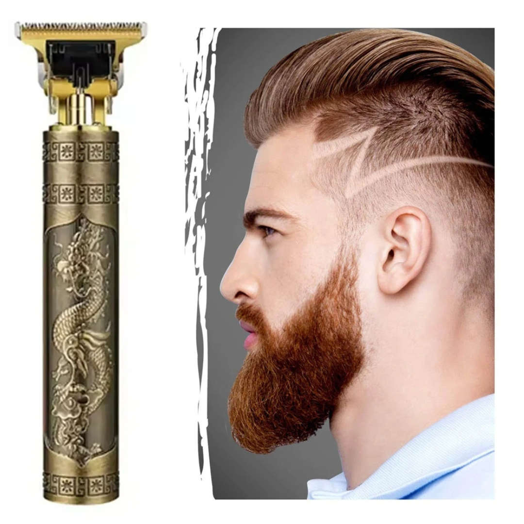 Professional Cordless Beard and Hair Trimmer with Rechargeable Battery and Precision Blades