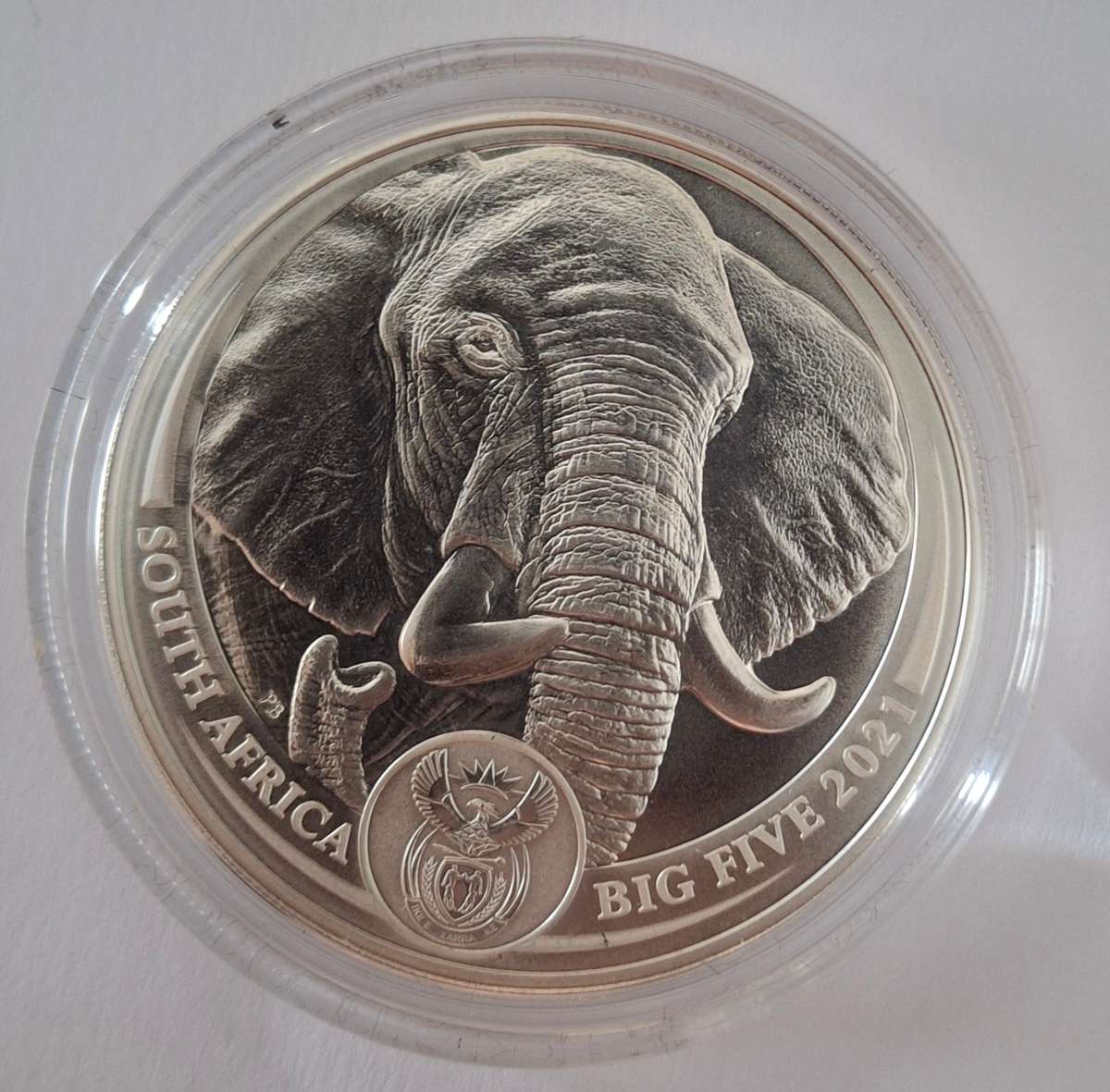 2021 BIG FIVE - ELEPHANTS - 2 x 1oz SILVER