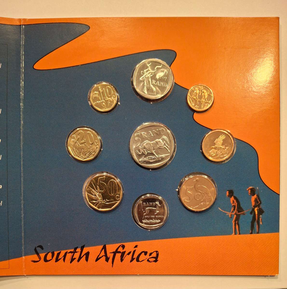 2002 -  RSA UNCIRCULATED COIN SET [INCLUDES THE RARE 1c AND 2c MEDALLIONS]