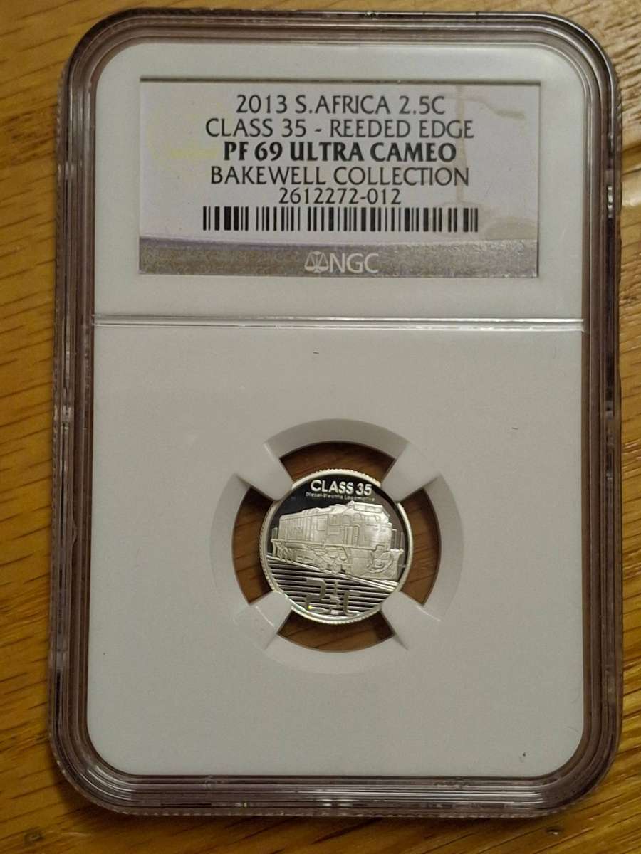 PF69- 2013 CLASS 35 - (REEDED EDGE)VAN DER STEL - 2.5 Cents