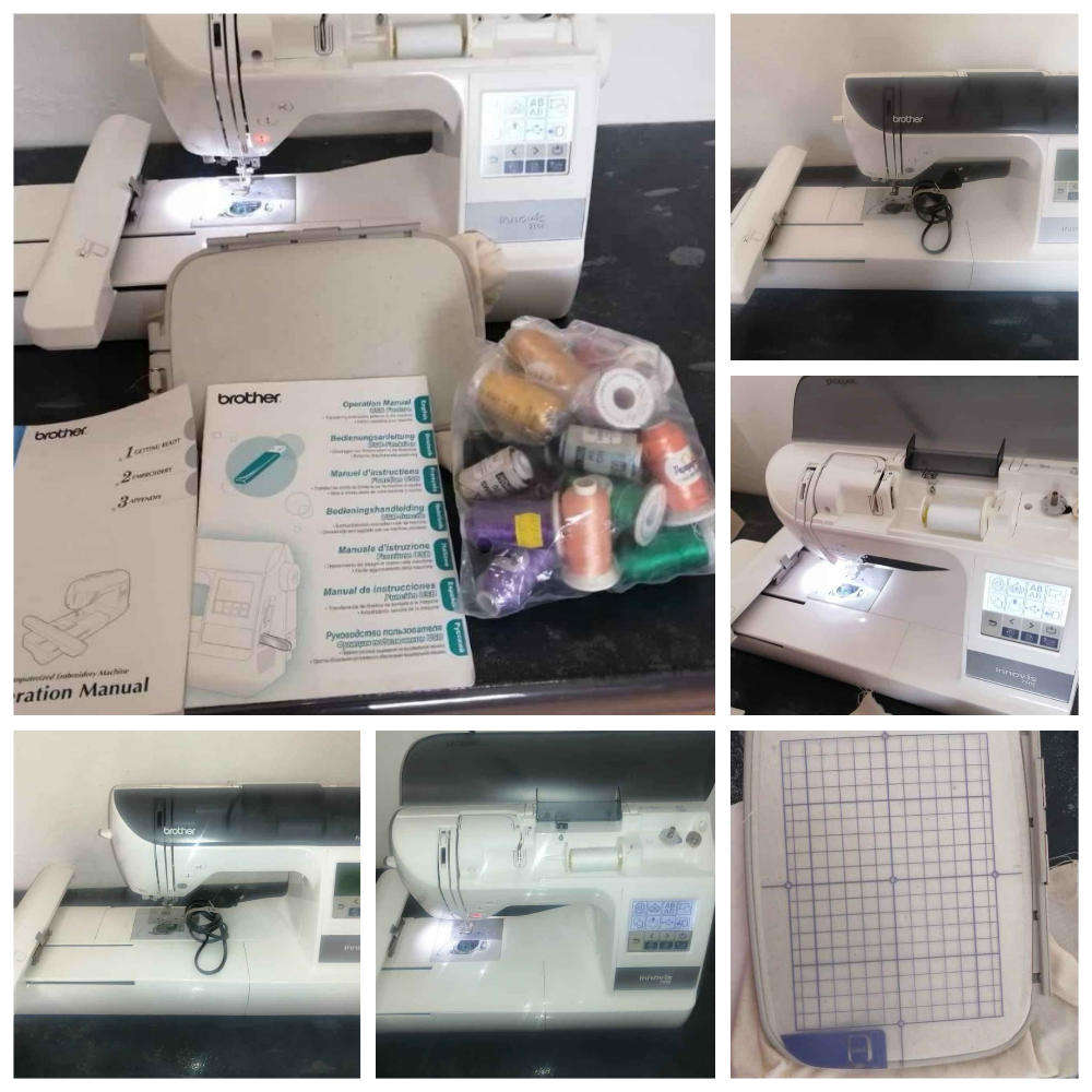 Once used brother innovis 750e embroidery machine