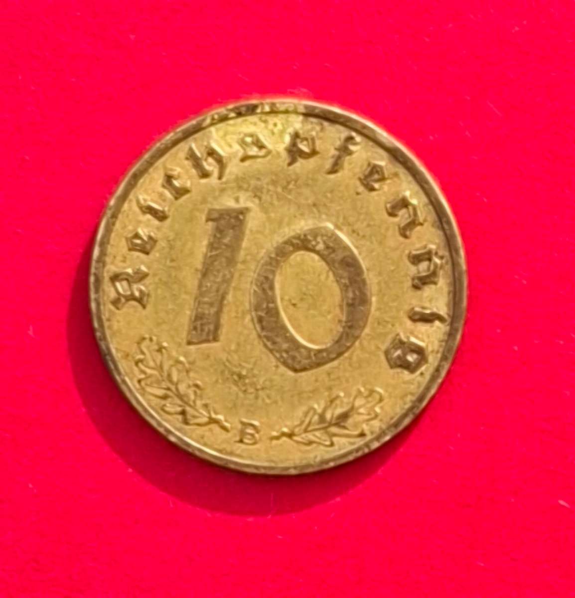 THIRDS REICH 10 Reichspfennig 1938 B (Wien, Germany) - superb condition!!!