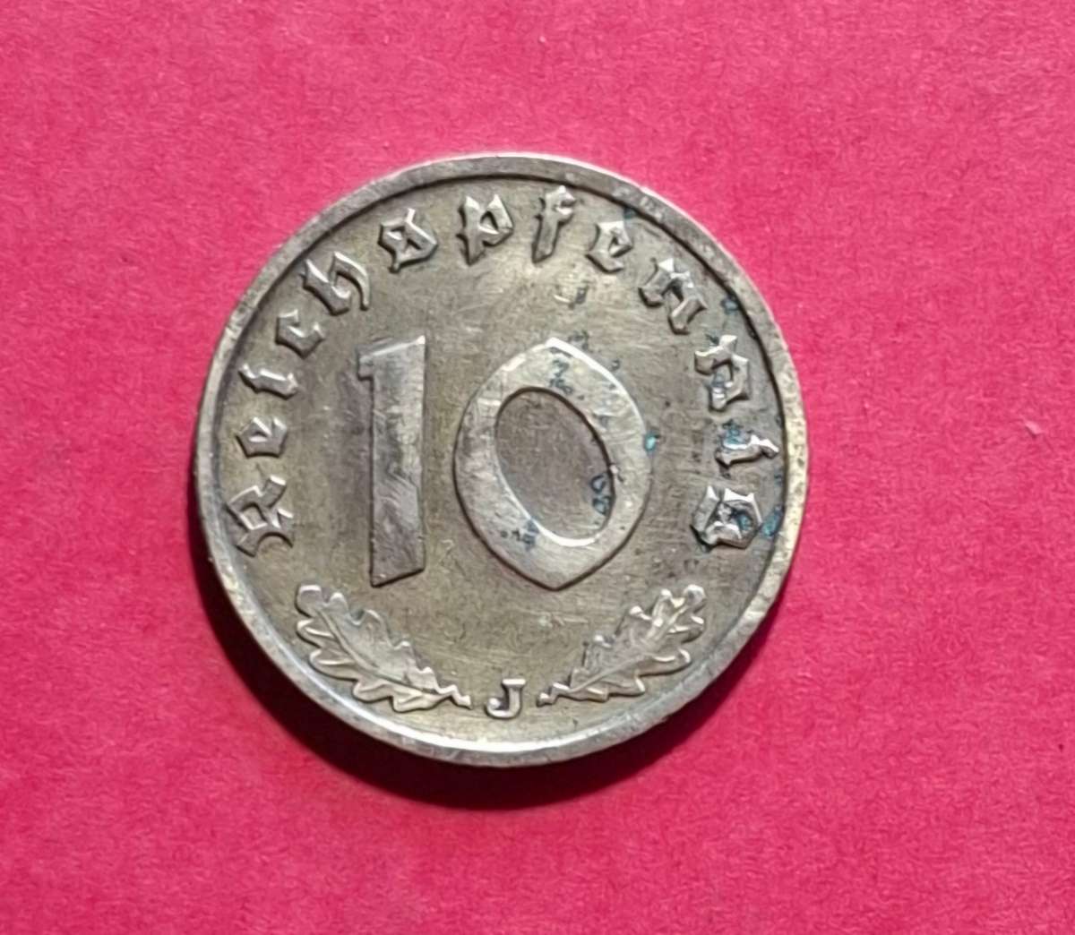 DEUTSCHES REICH 10 Reichspfennig 1938 J (Germany) - condition!!