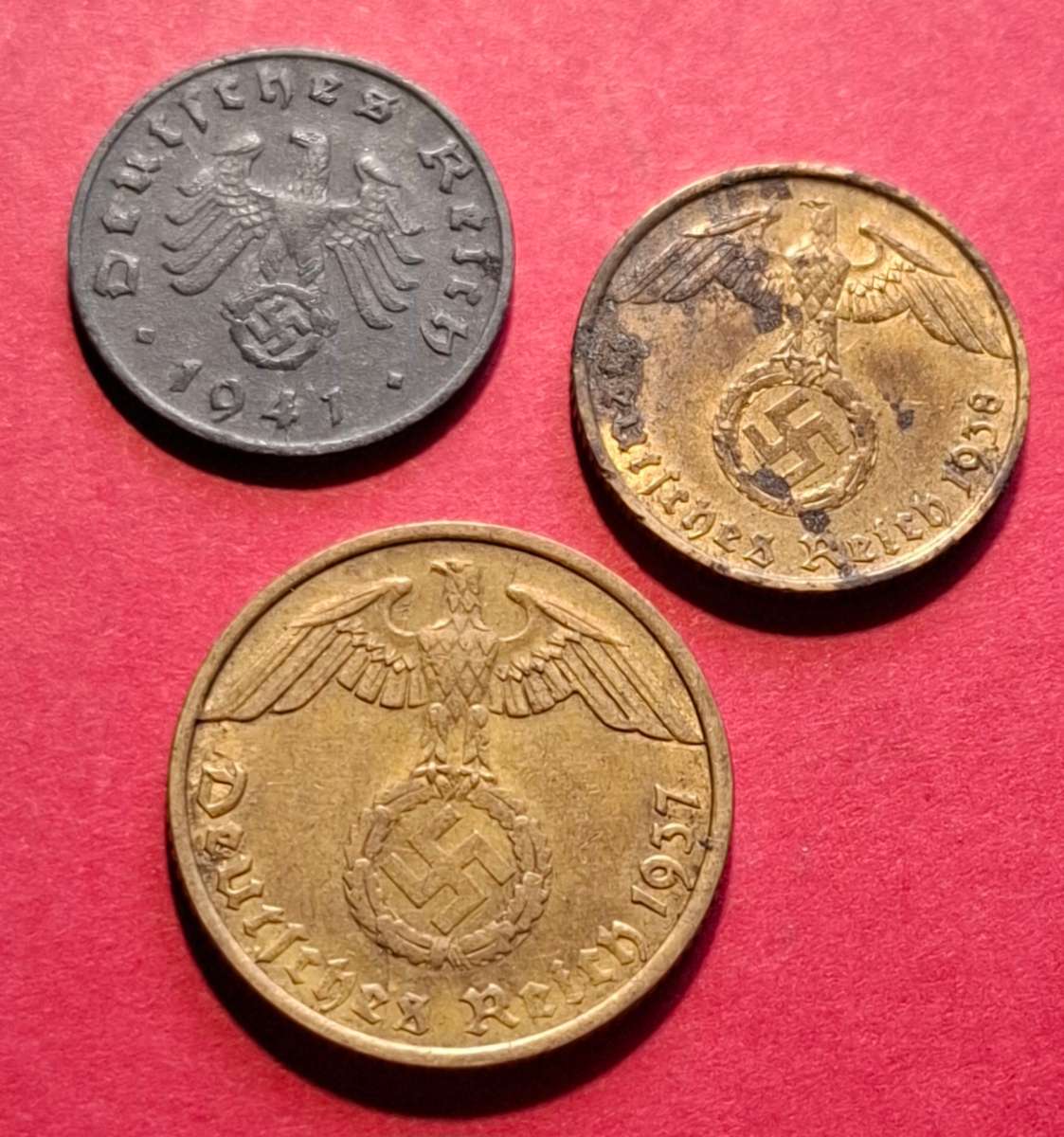 DEUTSCHES REICH Reichspfennig collection (zinc & bronze) different types & denominations (Germany)
