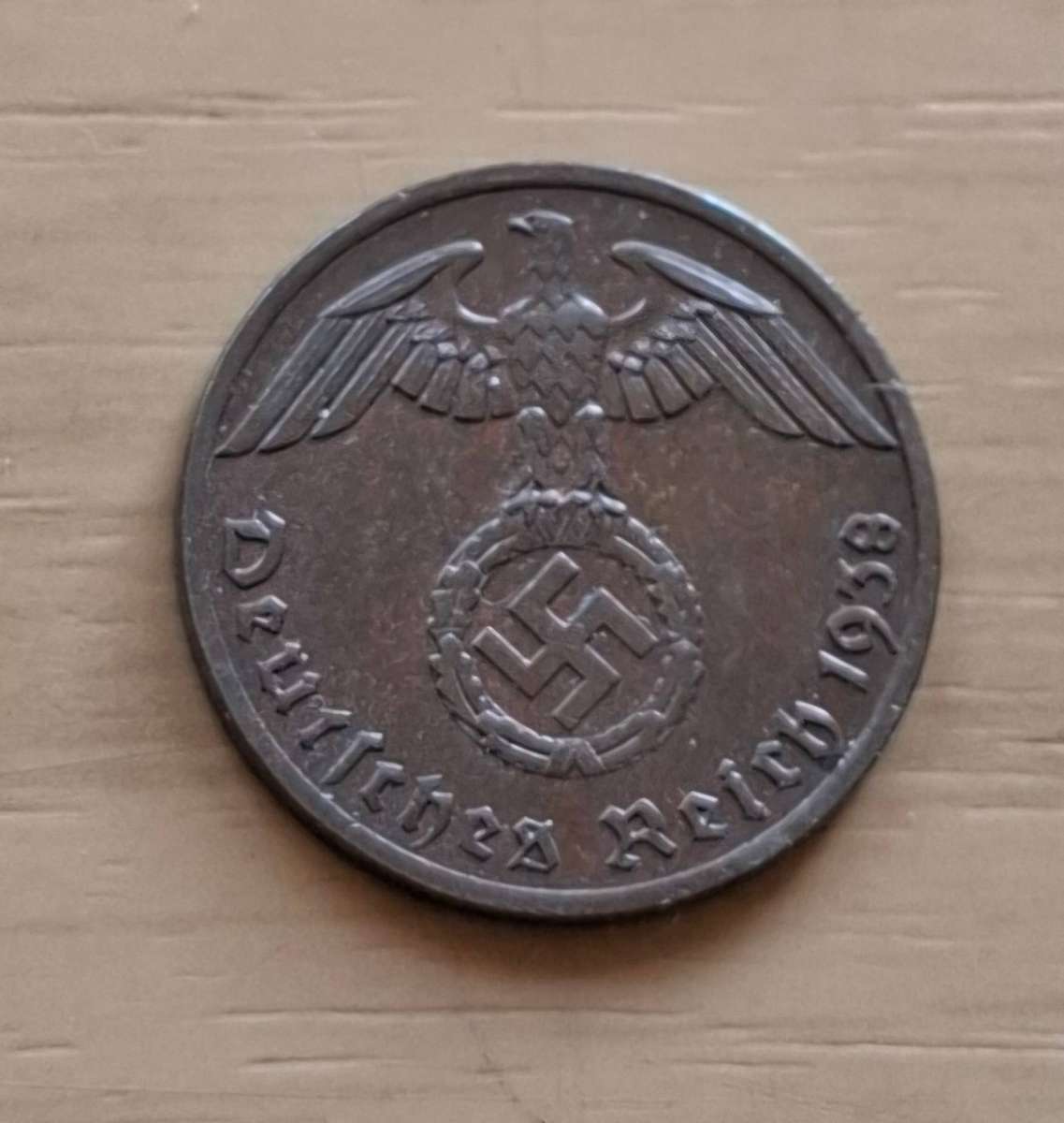 DEUTSCHES REICH 1 Reichspfennig 1938 A (Berlin, Germany) - superb collectible condition!