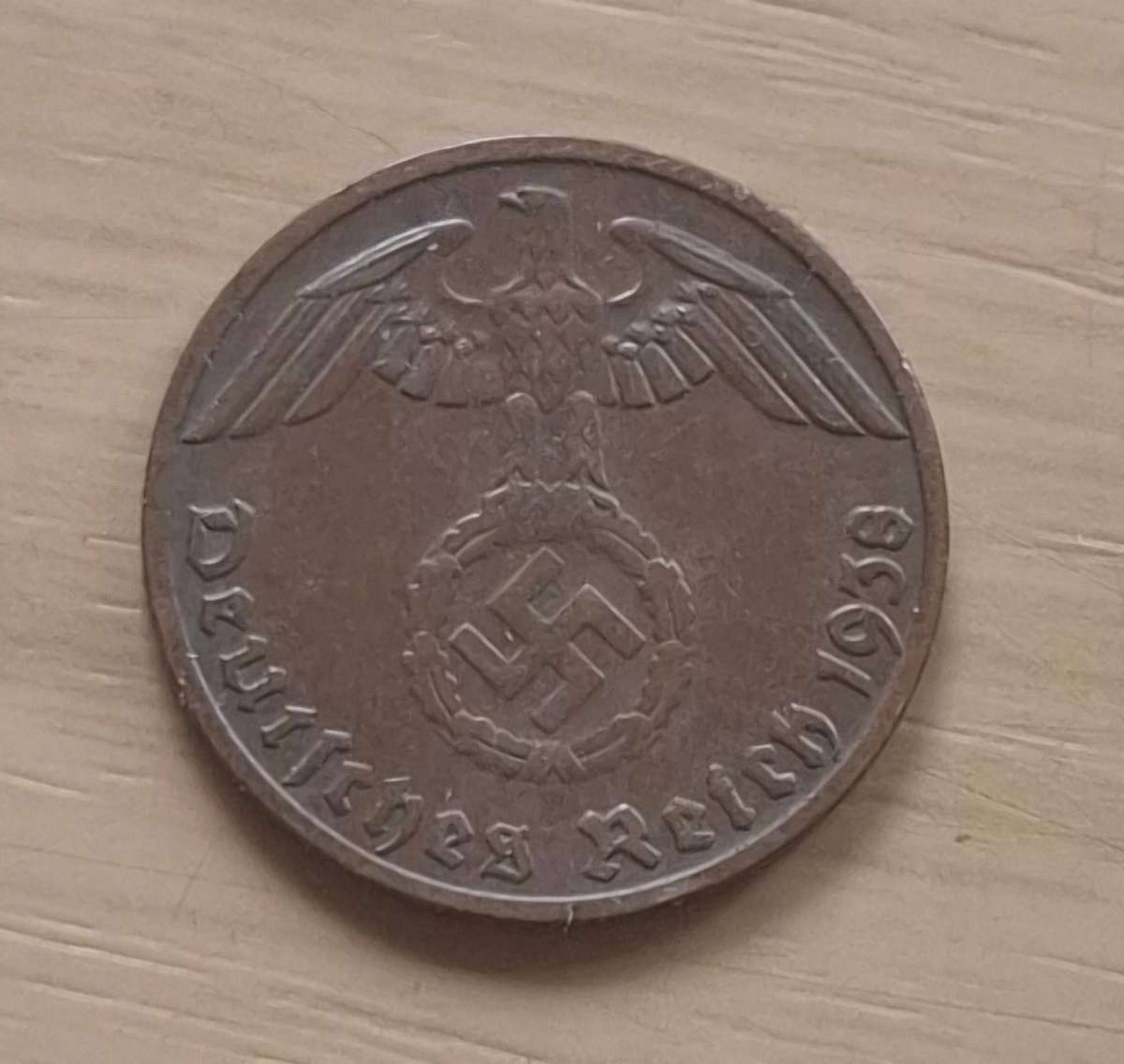 DEUTSCHES REICH 1 Reichspfennig 1938 D (München, Germany) - superb collectible condition!