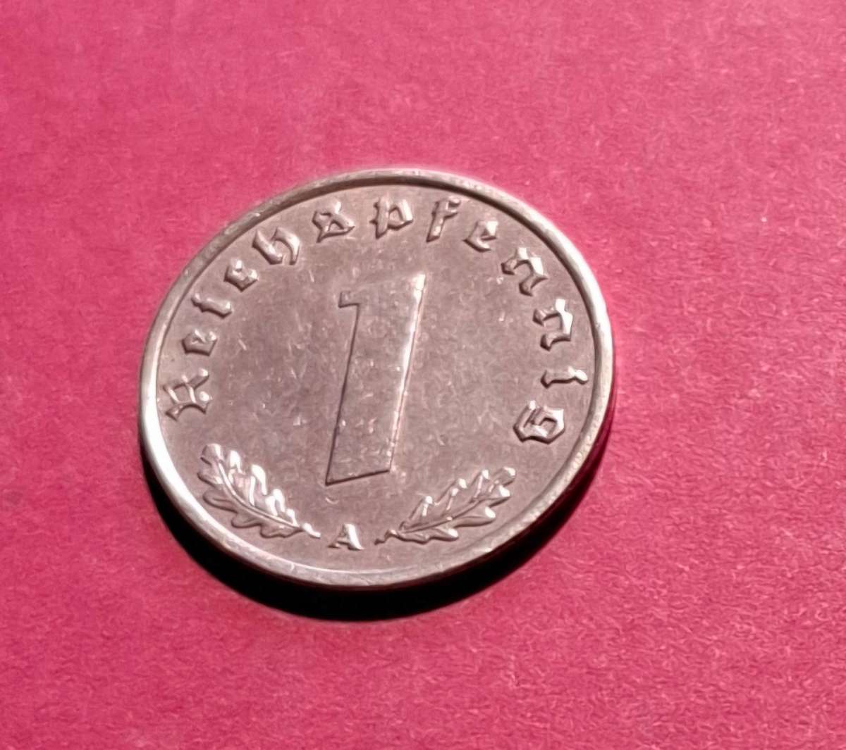 DEUTSCHES REICH 1 Reichspfennig 1939 A (Germany) - superb condition