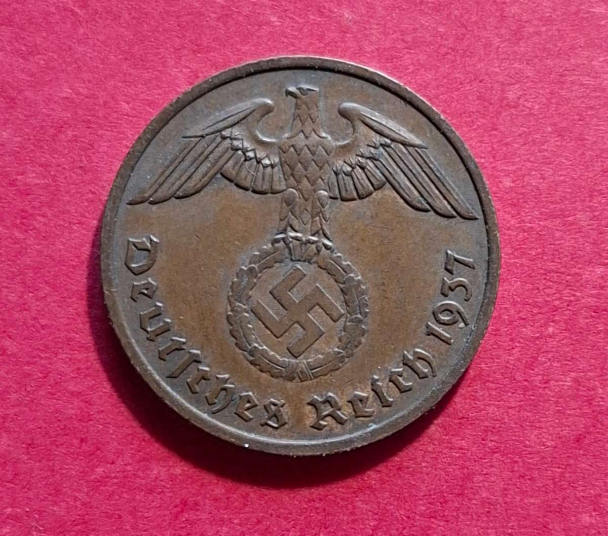 DEUTSCHES REICH 2 Reichspfennig 1937 A (Berlin, Germany) - superb condition!!