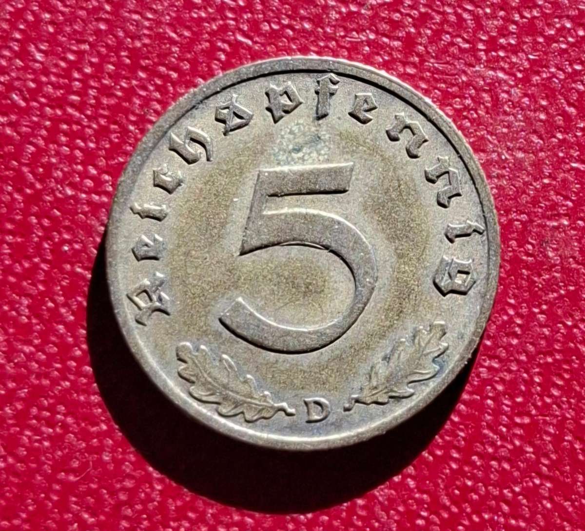 DEUTSCHES REICH 5 Reichspfennig 1938 D (Germany) - collectible condition!