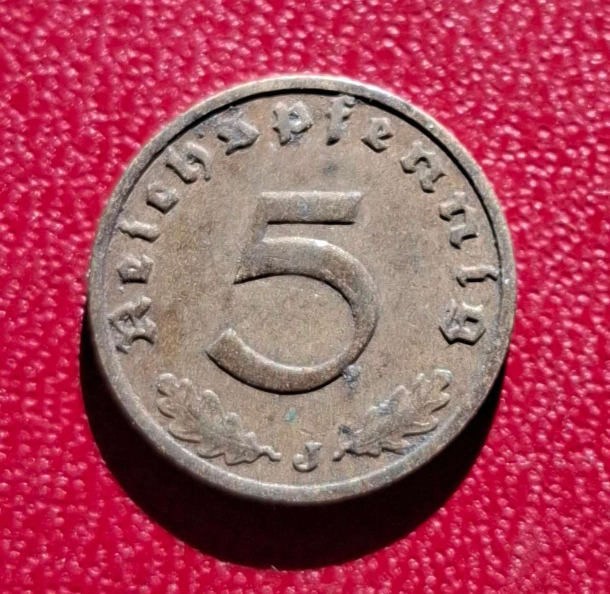 DEUTSCHES REICH 5 Reichspfennig 1938 J (Germany) - collectible condition!