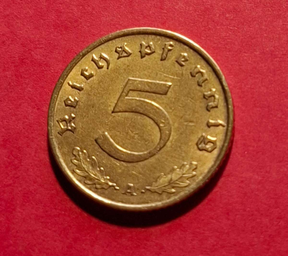 DEUTSCHES REICH 5 Reichspfennig 1939 A (Germany) - superb condition