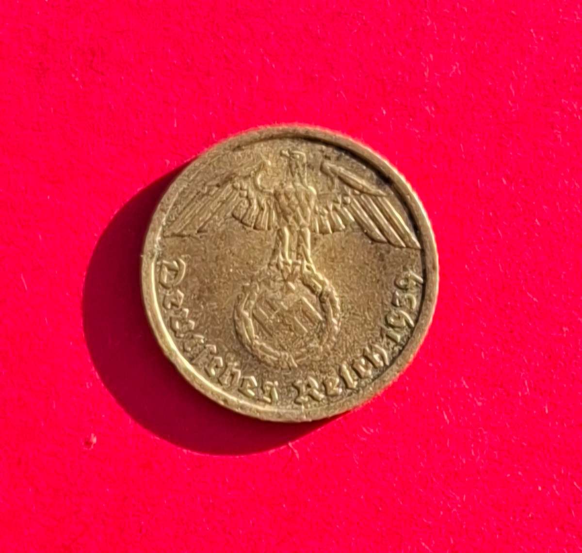 THIRD REICH 5 Reichspfennig 1939 D (München, Germany) - superb condition!!