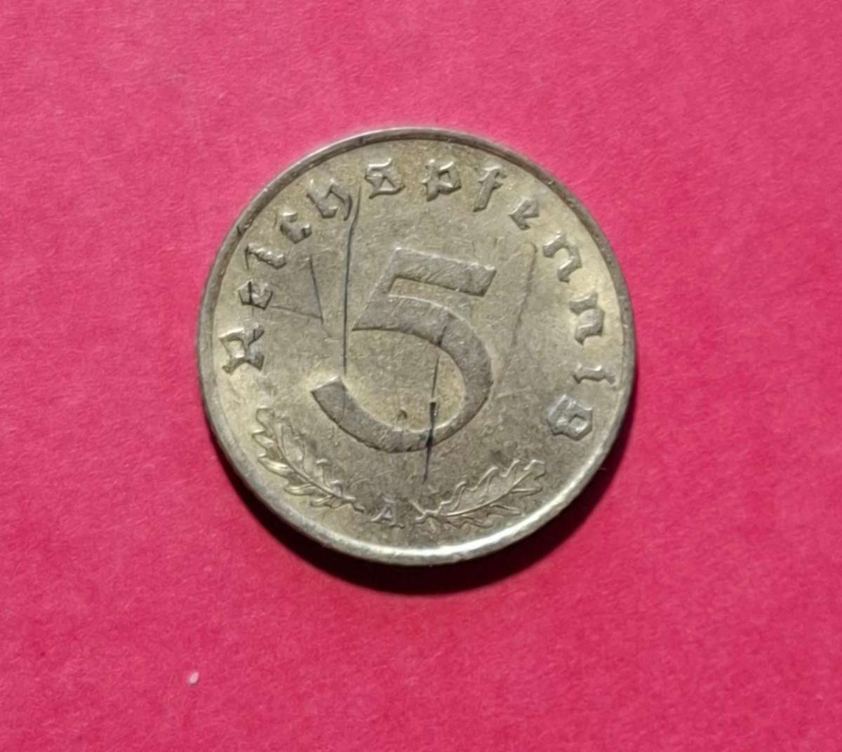 DEUTSCHES REICH 5 Reichspfennig 1939 A (Germany)